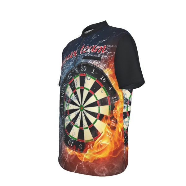 Custom Sports Collar Dart Jersey with Pocket Custom Sports Collar Dart Jersey with Pocket
