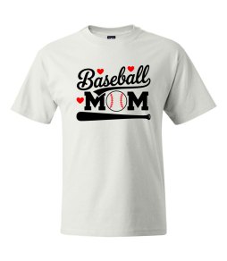 Baseball Preprinted White T-shirts